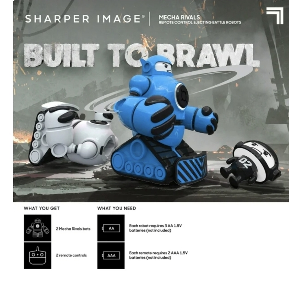 Sharper Image® Mecha Rivals Remote Control Battle Robots, Two-Player Wireless - Picture 5 of 11